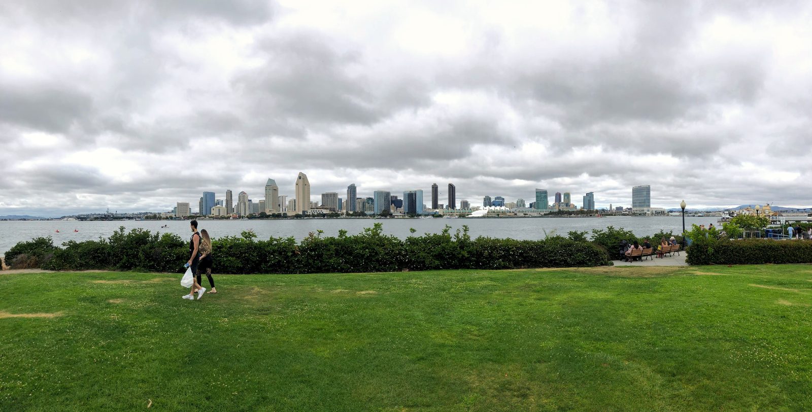 Downtown San Diego, seen from across the bay in Coronado. The Chamber says the proposed fee increase would stack another per-employee cost on the city's employers.