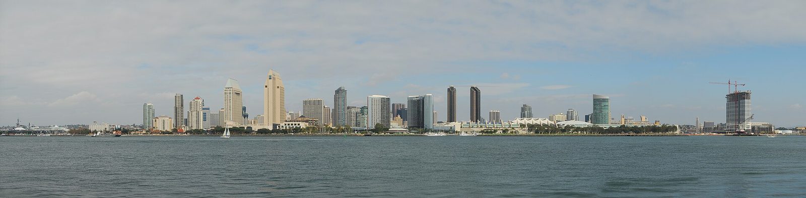 The San Diego skyline. The 2026 point-in-time count recorded a decline in homelessness countywide, the second straight year of improvement.