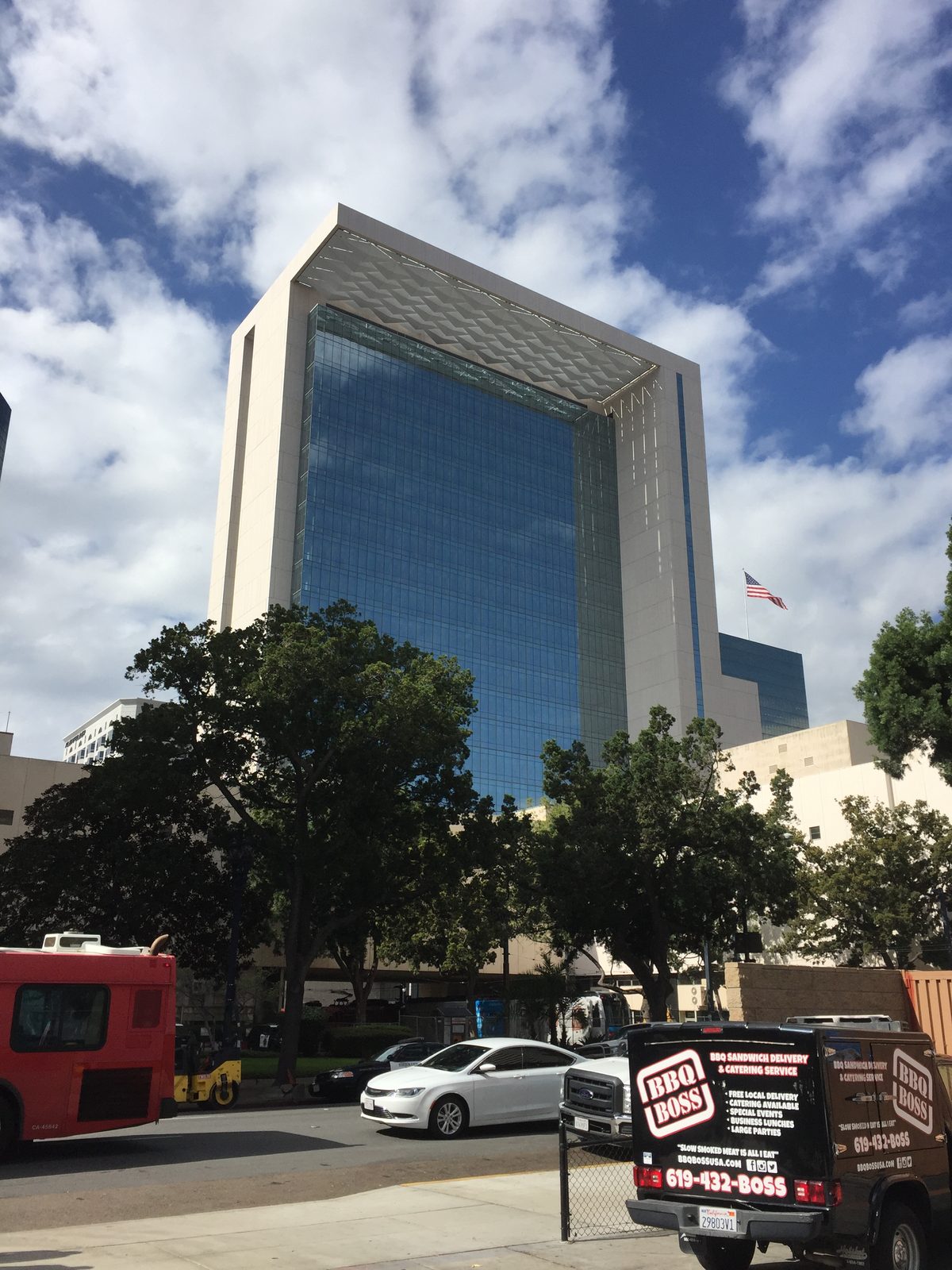 The San Diego Central Courthouse in downtown San Diego. The county says the new division will pursue civil cases against corporate actors under California law.