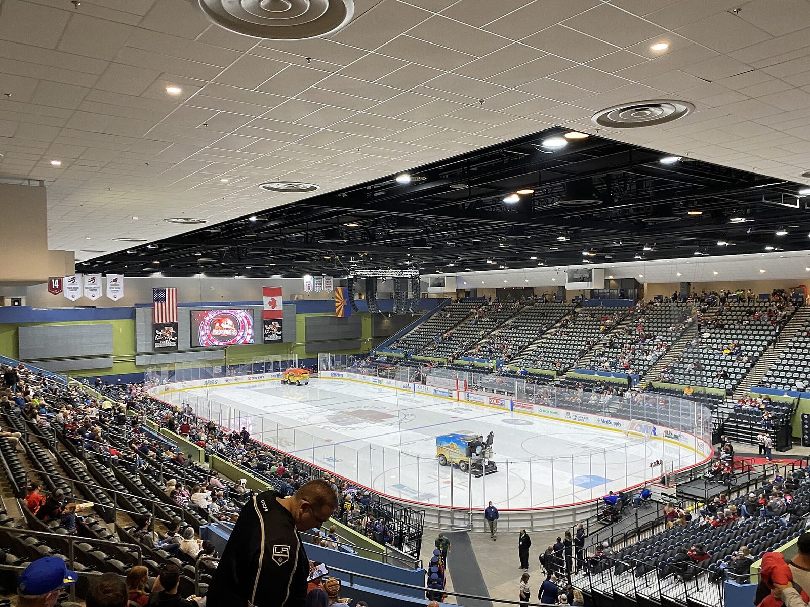 Inside Tucson Arena on a Roadrunners game night. San Diego gets its rematch in the same building on Saturday night, and the Gulls say the response has to start in the first period.