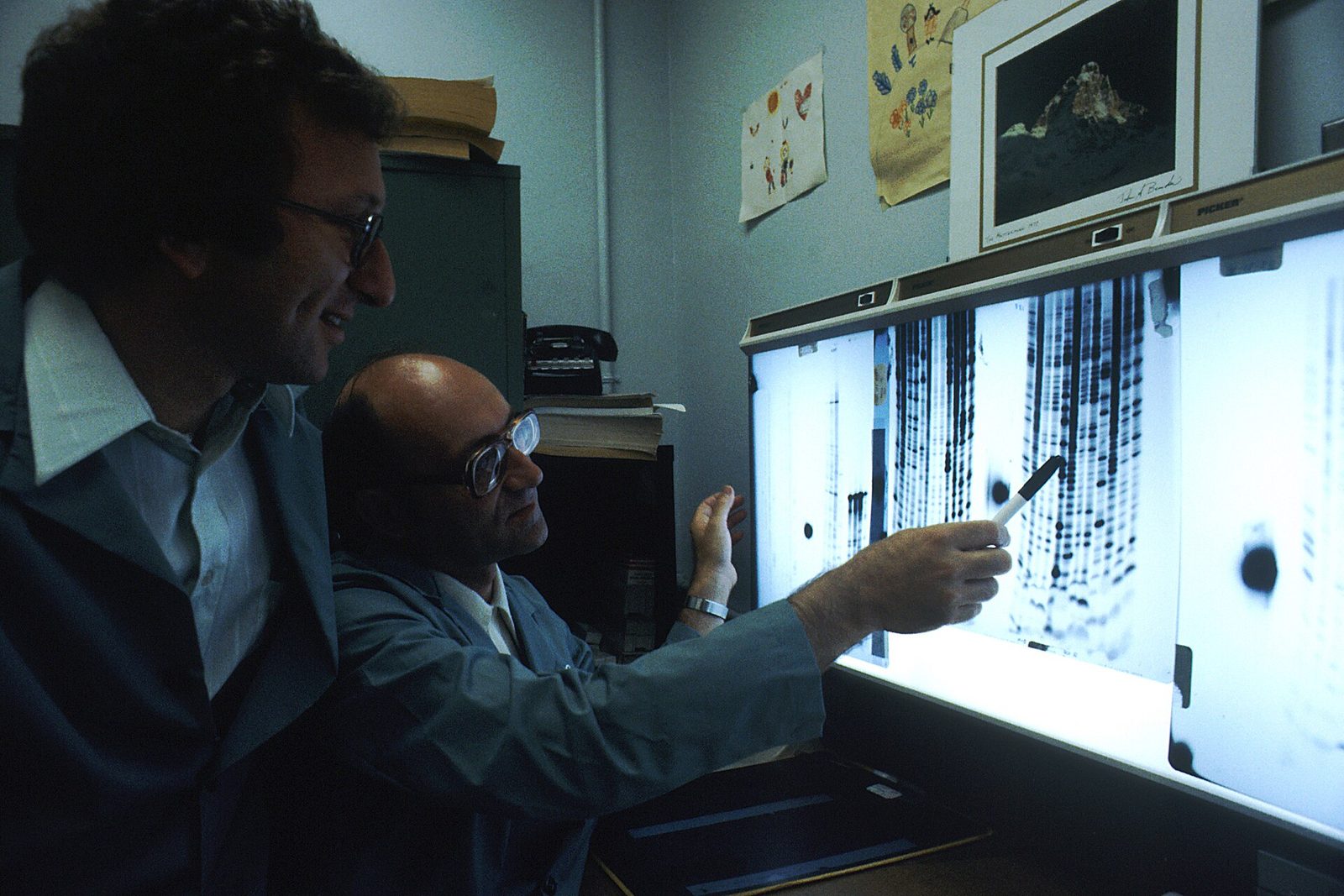 Illustrative image. DNA sequencing at the bench. Clinical adoption keeps expanding the sequencing market: oncology profiling, rare-disease diagnosis, prenatal screening.