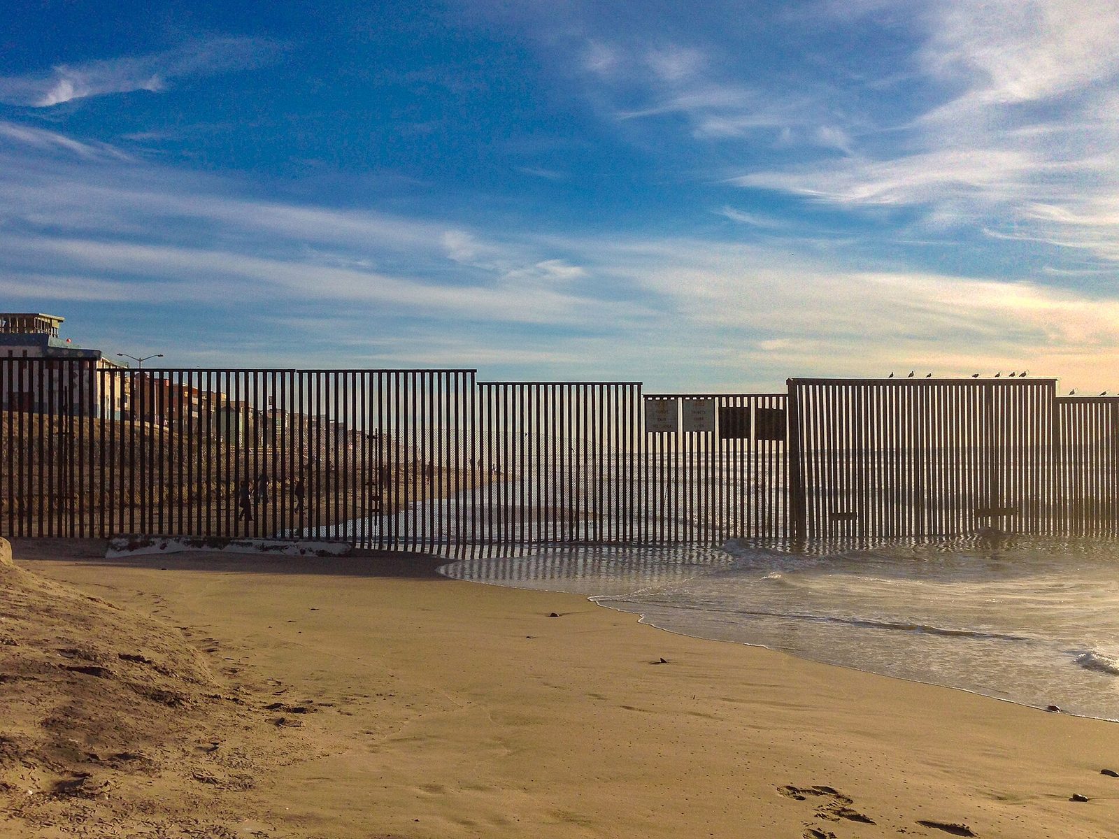 The border wall near San Diego. Otay Mesa East will be the first toll-funded land border crossing, with dynamic pricing meant to manage demand.