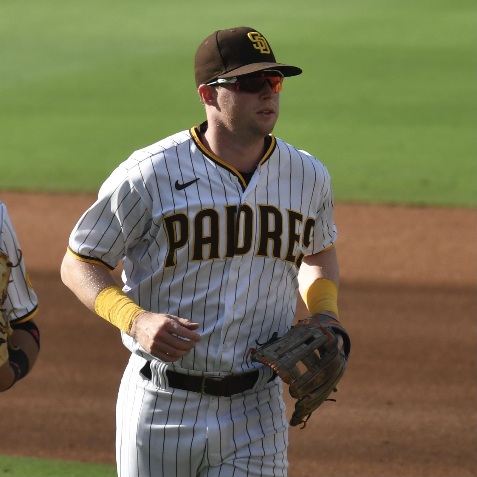 Jake Cronenworth in a Padres uniform. His fifth-inning homer off Jojo Romero, a 368-foot shot to right field, was the go-ahead run in Tuesday's 4-3 win.