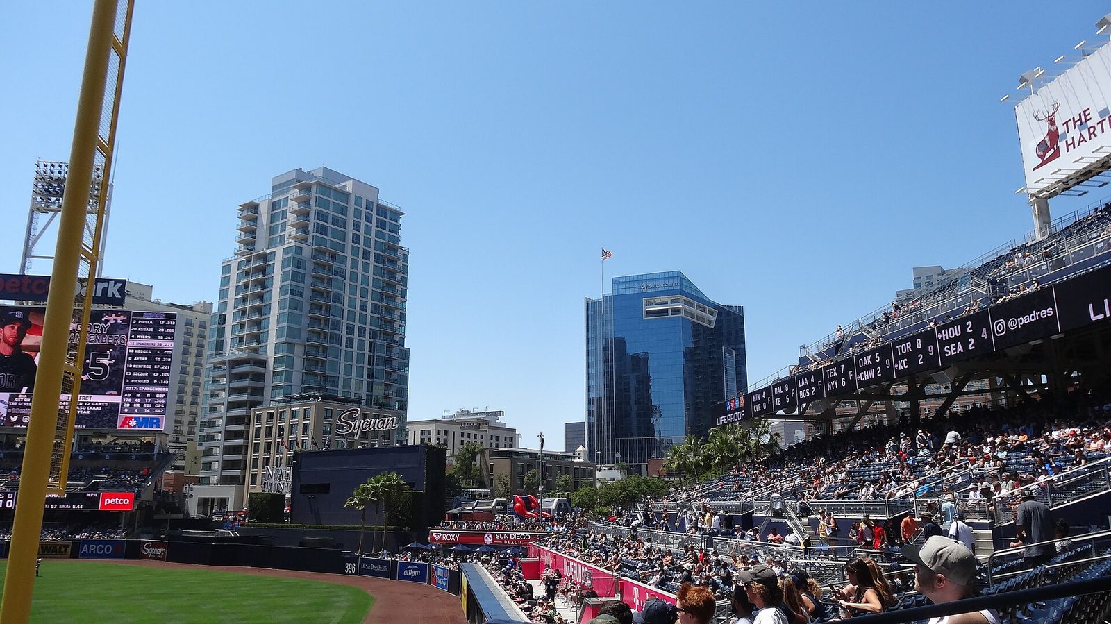 Petco Park and the downtown skyline. The Padres' most important offseason decisions revolve around rebuilding the starting rotation.
